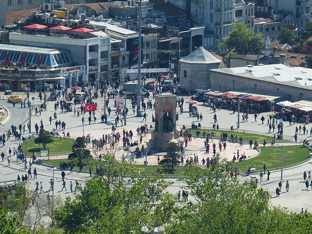 タクシム広場　イスタンブール　トルコ