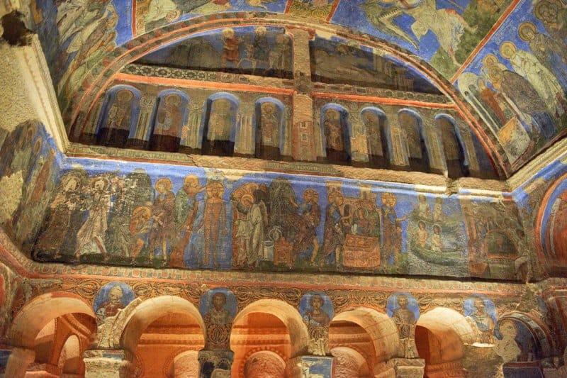 カッパドキア　洞窟教会　フレスコ画